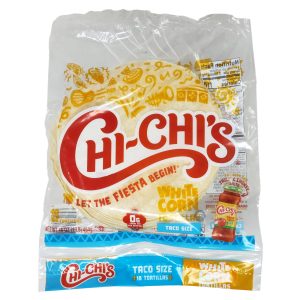 Chi-Chi’s White Corn Taco Style Tortillas – 16oz