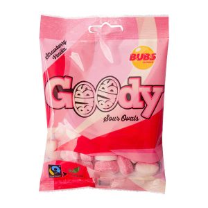 BUBS Goody Sour Strawberry Vanilla Ovals – 90g