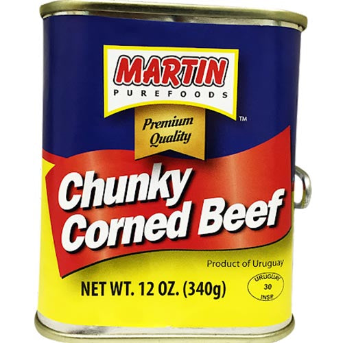 Martin Purefoods – Chunky Corned Beef (Premium Quality) Square- 12 OZ