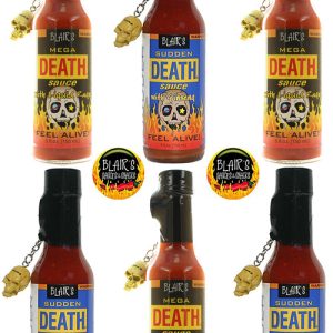 Blair’s Mega and Sudden Death Sauce 6 Pack, 6/5oz.