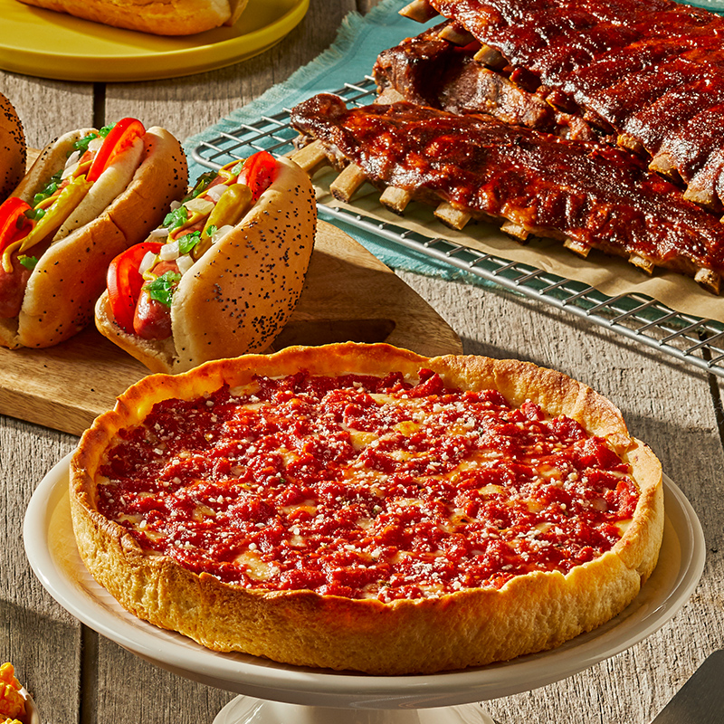 Vienna Hot Dog Kit, Twin Anchors Ribs & 1 Lou’s Pizza