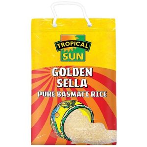 Tropical Sun Golden Sella – Premium Basmati Rice for Authentic Flavor