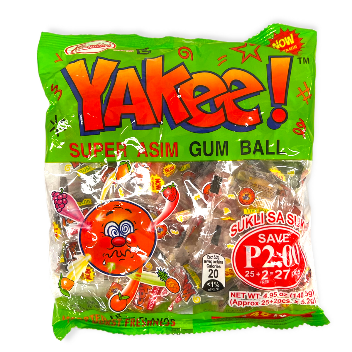 Yakee – Super Asim Gum Ball – 140 G
