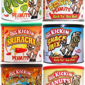 Ass Kickin Hot Nuts Complete Gift Set, 5/12oz, 1/10oz.