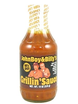 JohnBoy & Billy’s Hot & Spicy Grillin’ Sauce, 19oz.