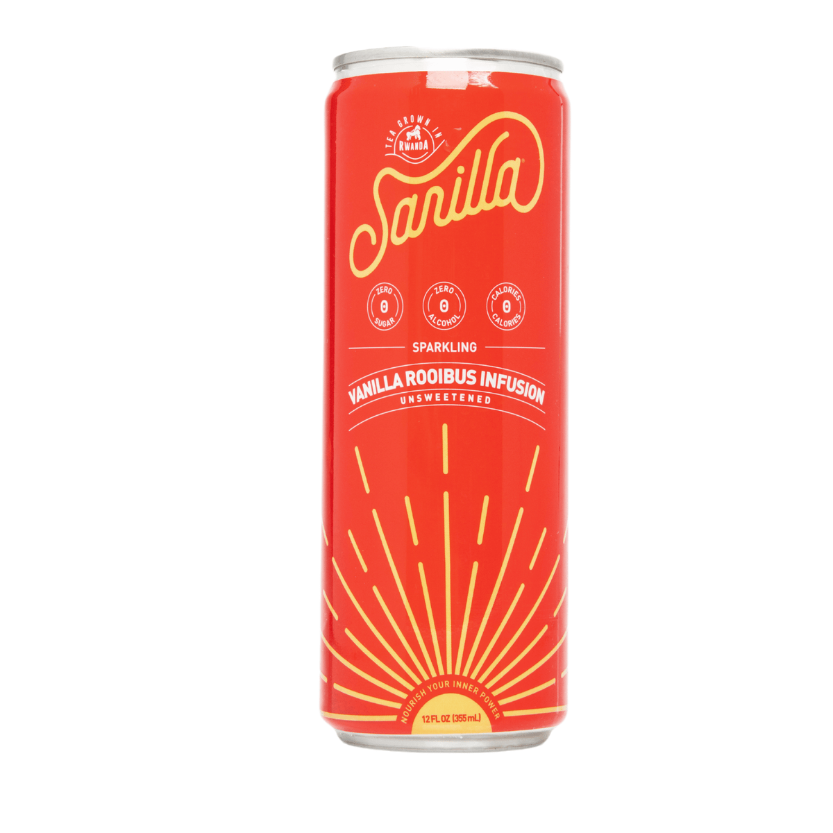 Sarilla Organic Antioxidant Rooibos Vanilla Spritzer – 12 Cans