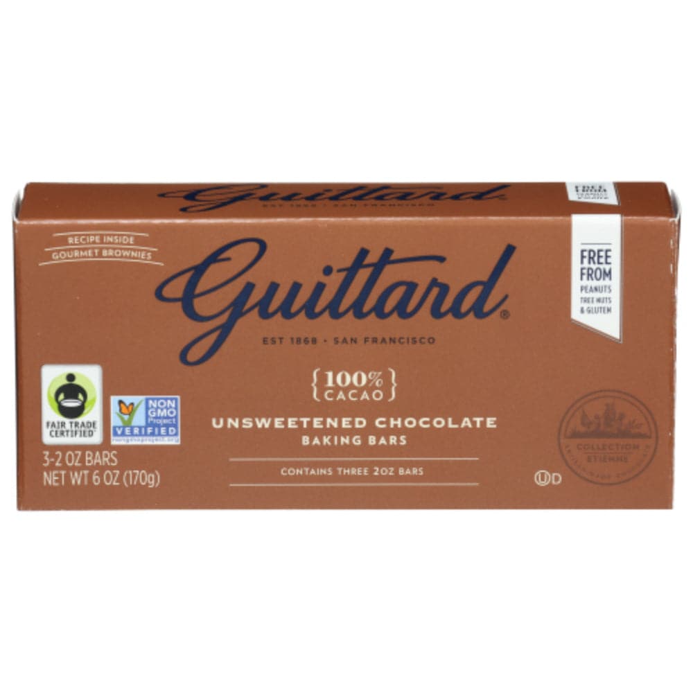 Guittard – Baking Bars 100% Unsweetened Chocolate