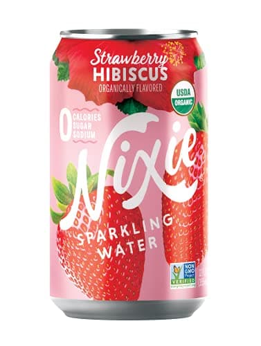 Nixie – Strawberry Hibiscus Sparkling Water, 8-Pack, 96oz | Pack of 3