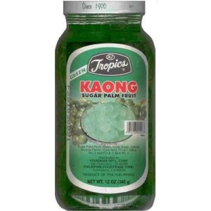 Tropics – Kaong – Palm Fruit in Syrup – Green – 12 OZ