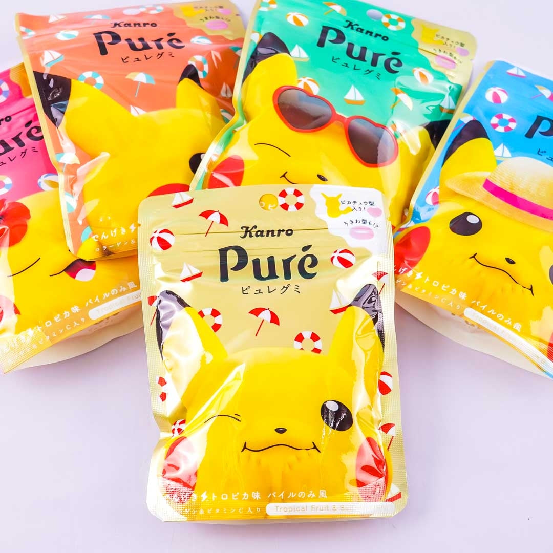 Pikachu Pure Summer Gummy – Tropical Fruit & Soda
