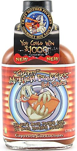 Crazy Mother Pucker’s Cayenne Concoction Hot Sauce, 6.5oz.