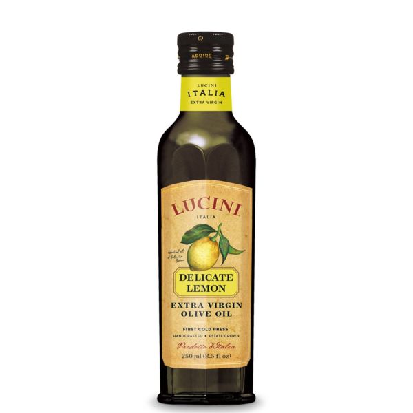 Lucini – Lemon Infused Extra Virgin Olive Oil, 250 Ml – Pack of 6