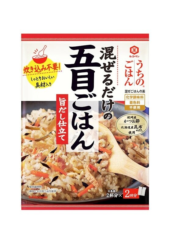 Kikkoman, Seasoning for Cooked Rice, “Mazerudake no Gomoku Gohan”, 112g