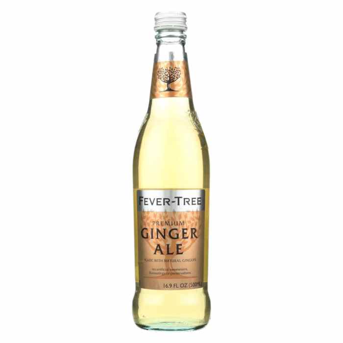 Fever Tree – Premium Ginger Ale, 16.9 fl oz | Pack of 8
