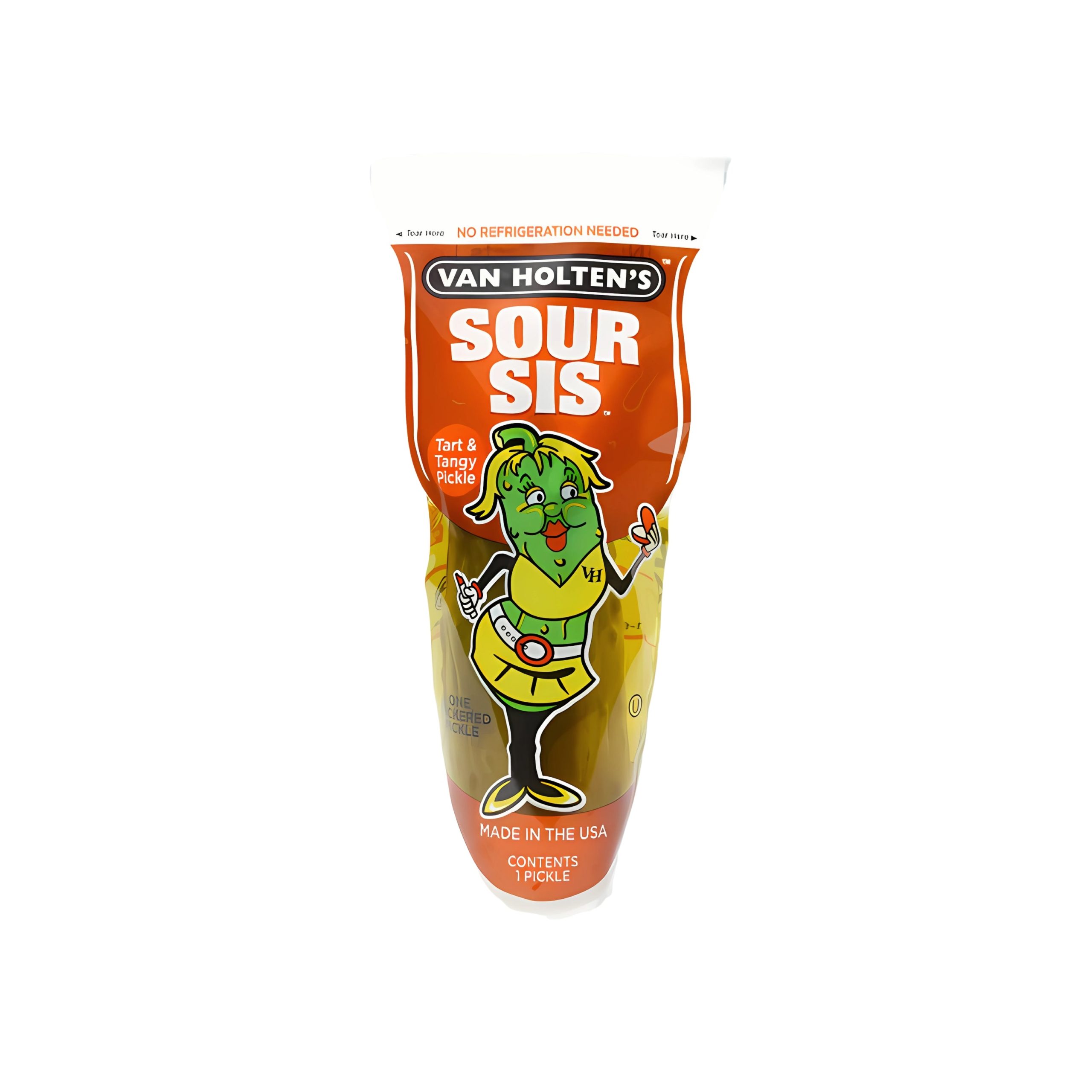 Van Holten’s Sour Sis Sour Pickle in a Pouch (USA)