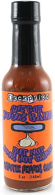 She Got Your Balls Chipotle Hot Sauce, 5oz.