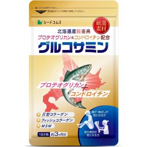 Seedcoms Hokkaido Salmon-Derived Proteoglycan & Chondroitin Glucosamine Supplement (3-Month 270 Tablets) Made in Japan – Tokyo Sakura Mall