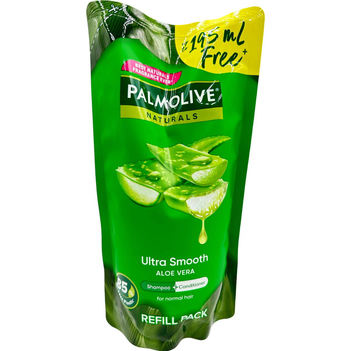 Palmolive Naturals – Shampoo + Conditioner – Ultra Smooth Aloe Vera – REFILL PACK – 600 ML