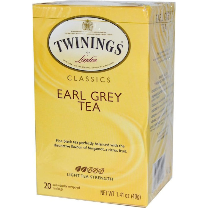 Twinings – Earl Grey Tea, 20 Bags | Pack of 1