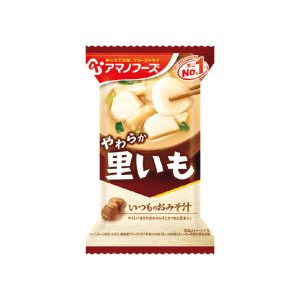 Amano Foods “Itsumo no Omisoshiru”, Freeze-dried Miso Soup, Satoimo, 1 serving