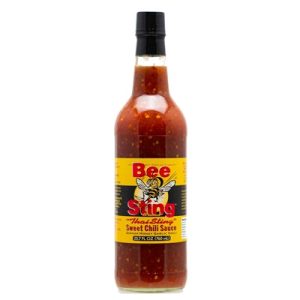 Hot Sauce Bee Sting Thai Sting Sweet Chili Ginger Honey Garlic 25.7 oz