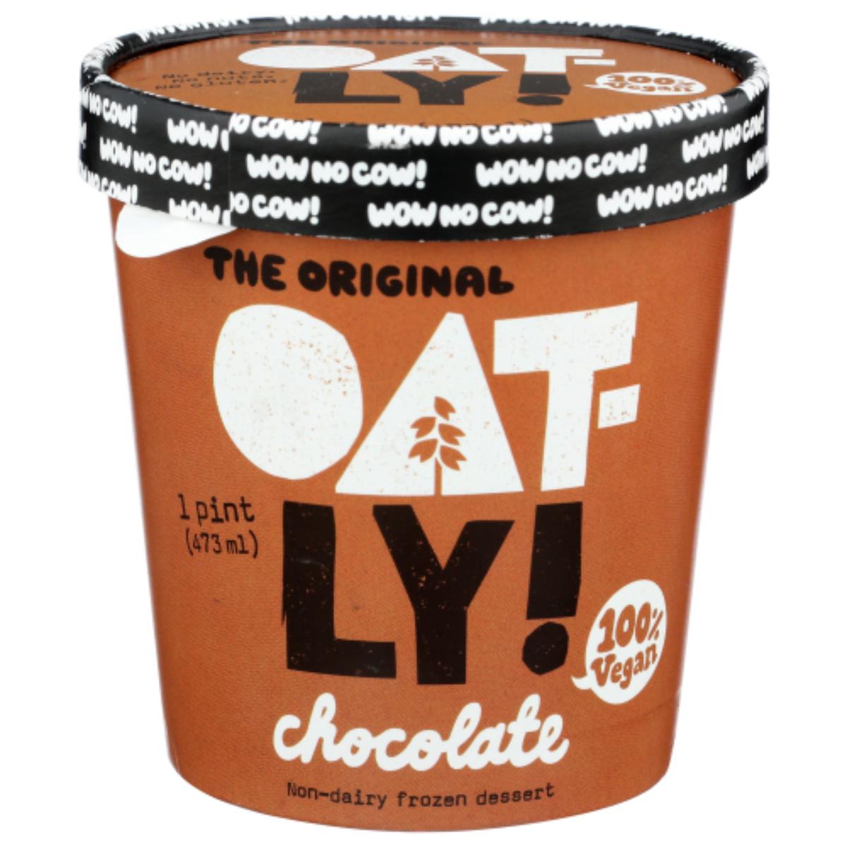 Oatly – Ice Cream Chocolate Non-Dairy, 1 Pt | Pack of 8
