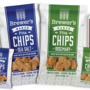 Brewer’s Crackers Sea Salt Flatbread Crackers – 12 Boxes x 5 oz
