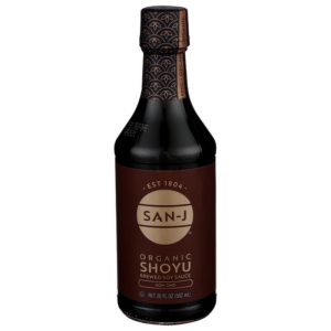San J Sauce Soy Shoyu Bronze Org 20 Oz – (Pack of 6)