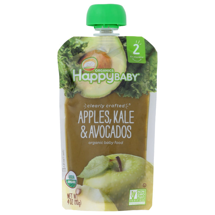 Happy Baby – S2 Apple Kale Avocado Org 4 Oz – Pack Of 16