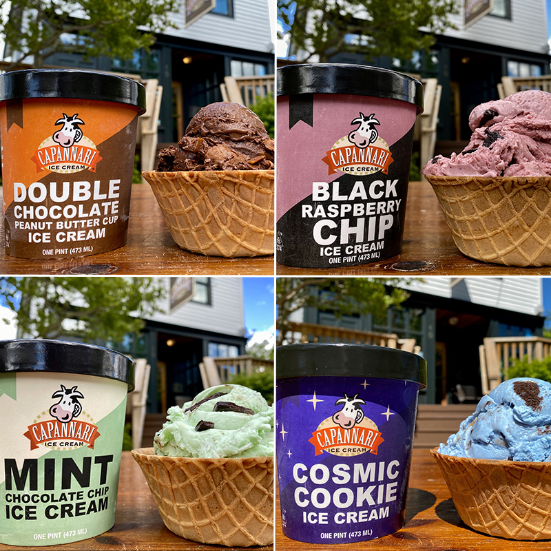 Capannari Ice Cream 4 Pack Variety