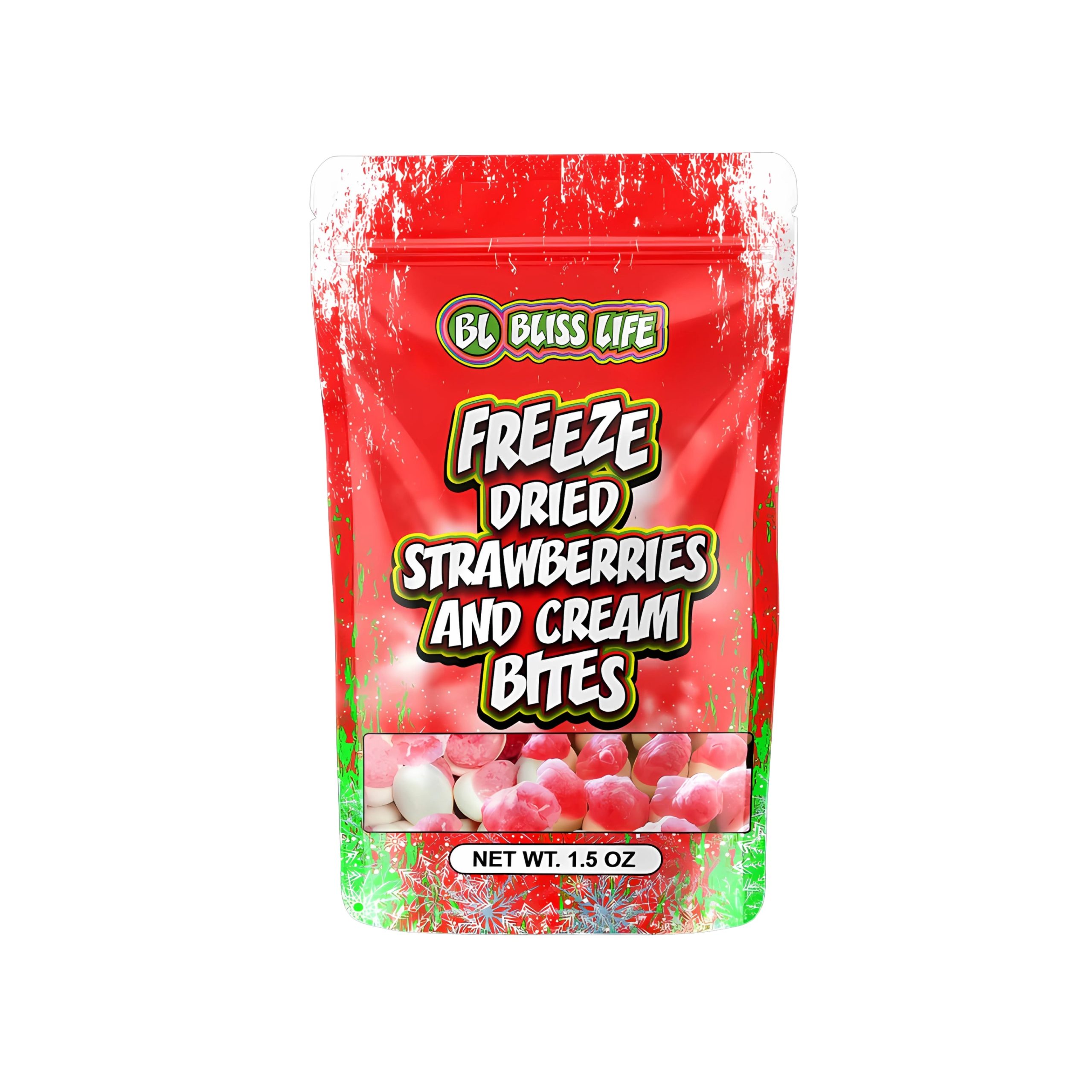 Bliss Life Freeze Dried Strawberies and Cream Bites (USA)