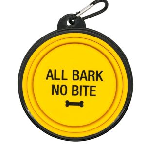 About Face Designs, Inc. | All Bark No Bite Silicone Dog Bowl