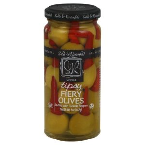 Sable & Rosenfeld – Tipsy Olives Fiery, 5 Oz | Pack of 6