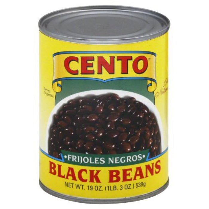 Cento – Black Beans, 19 Oz (Pack Of 12)