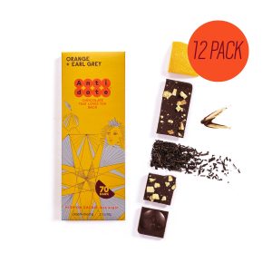 Antidote Chocolate QUEEN O: ORANGE & EARL GREY – 12 Bars