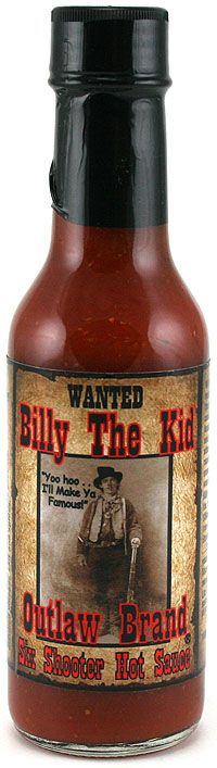 Billy the Kid Six Shooter Hot Sauce, 5oz.