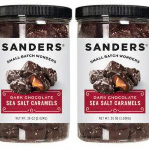 Sanders Dark Chocolate Sea Salt Caramels, 36 oz. (2 PACK)