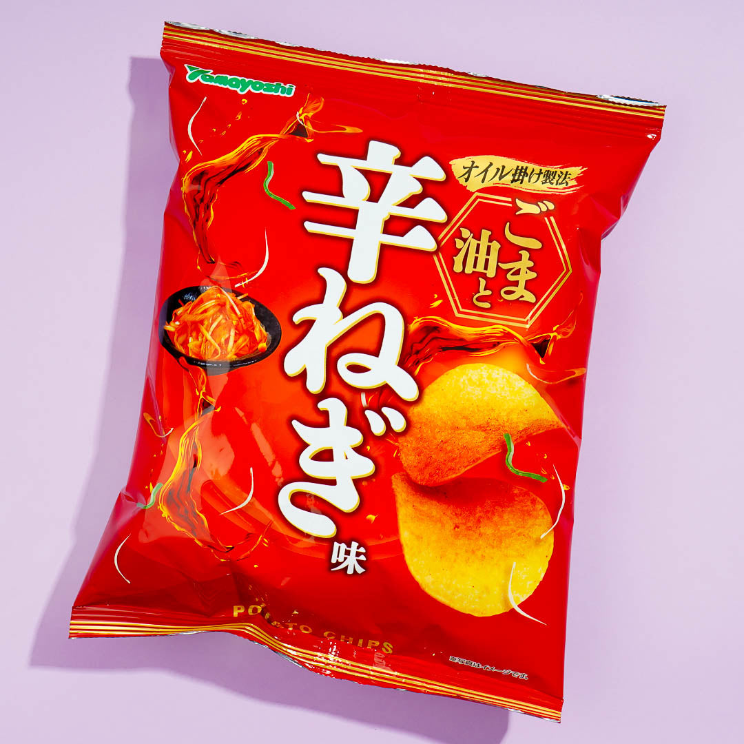 Yamayoshi Potato Chips – Sesame Oil And Spicy Green Onion