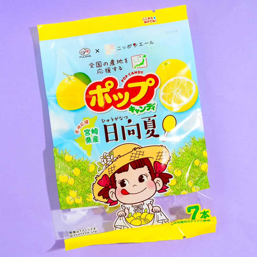 Fujiya Pop Candy Peko-Chan Hyuganatsu Citrus