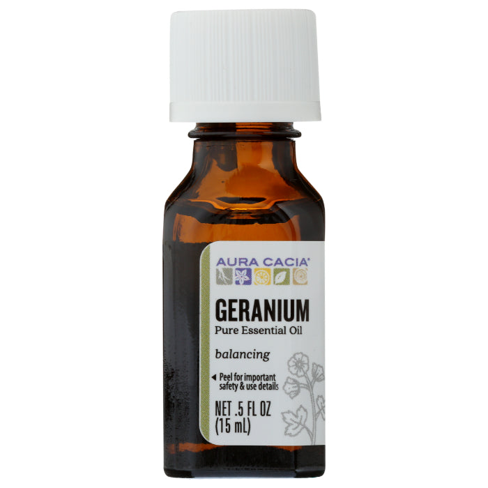 Aura Cacia – Essential Oil Geranium, 0.5 oz (Pack of 1)