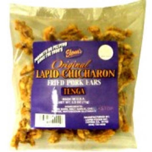 Elena’s Original Lapid – Chicharon – Fried Pork Ears – Tenga ng Baboy – 2.5 OZ