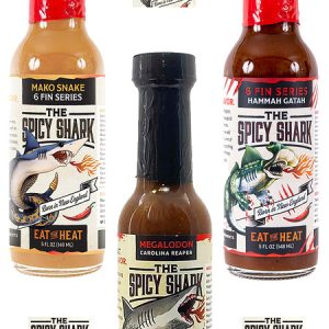 Spicy Shark Hottest Sauces 3 Pack, 3/5oz.