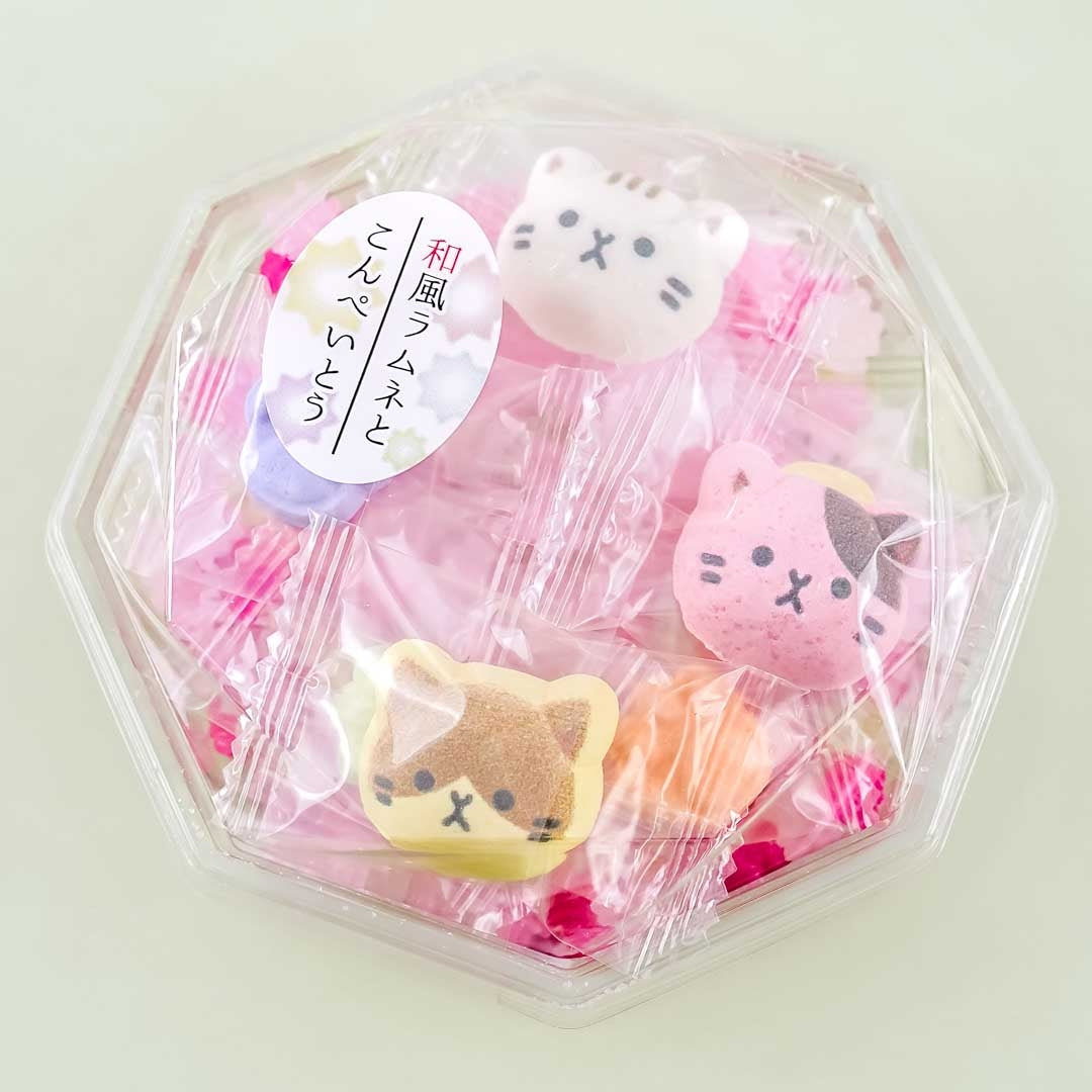 Tanbaya Honpo Ramune & Konpeito Set – Cats