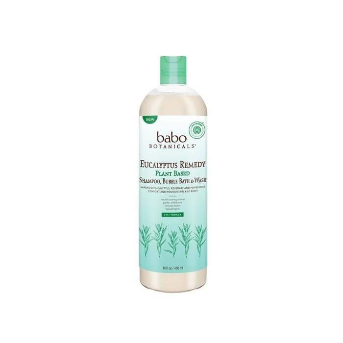 Babo Botanicals – 3 in 1 Eucalyptus Remedy Shampoo 15oz