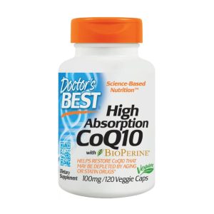 Doctor’S Best – High Absorption Coq10 With Bioperine 100 Mg, 120 Capsu