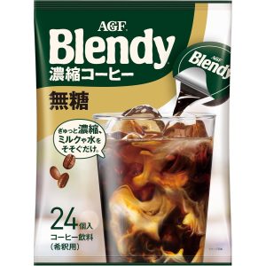 AGF Blendy Portion Coffee No Sugar 24 Portion x 1 bag Made in JAPAN – Tokyo Sakura Mall