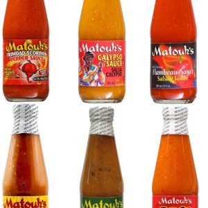 Matouk’s West Indian Hot Sauces Full Set, 6/10oz.