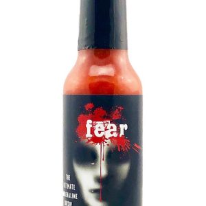 Fear Hot Sauce w/ Bhut Jolokia Pepper, 5oz.