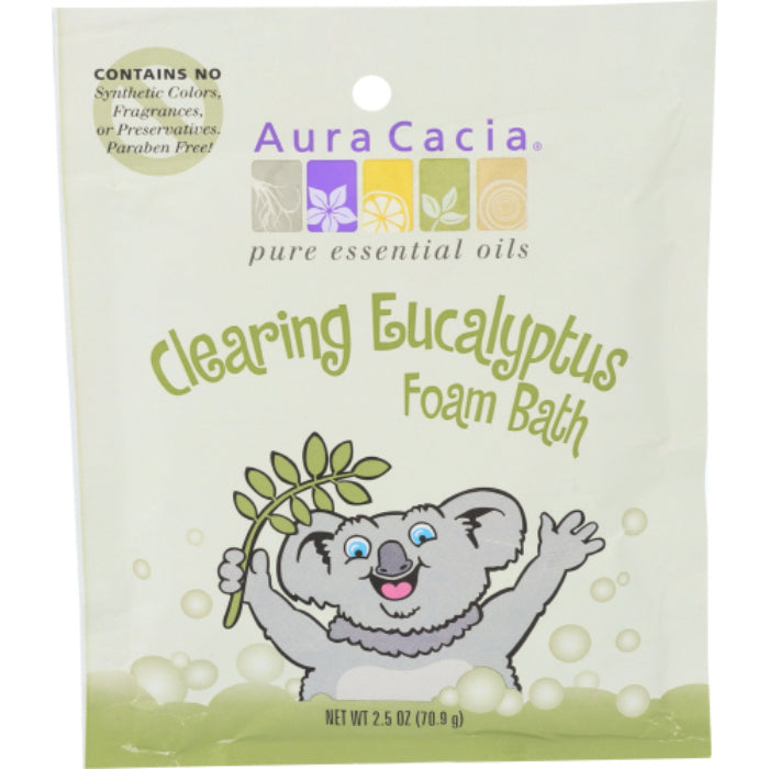 Aura Cacia – Bath Foam Kid Clearing, 2.5 OZ – Pack of 6