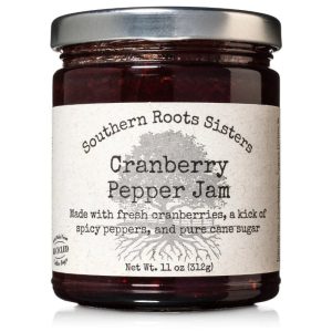 Southern Roots Sisters – Jam Cranberry Pepper, 11 Oz – Pack of 6